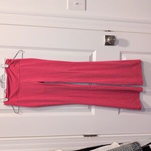 Athleta Girl High Rise Chit Chat Pink Flare Panta in size 12